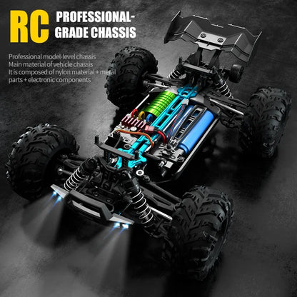 MJX VS RC Car SCY 16101 16102 PRO 4WD 70Km/h 1/16 High Speed Drift Monster Off-road Remote Control Vehicle Electric Crawler