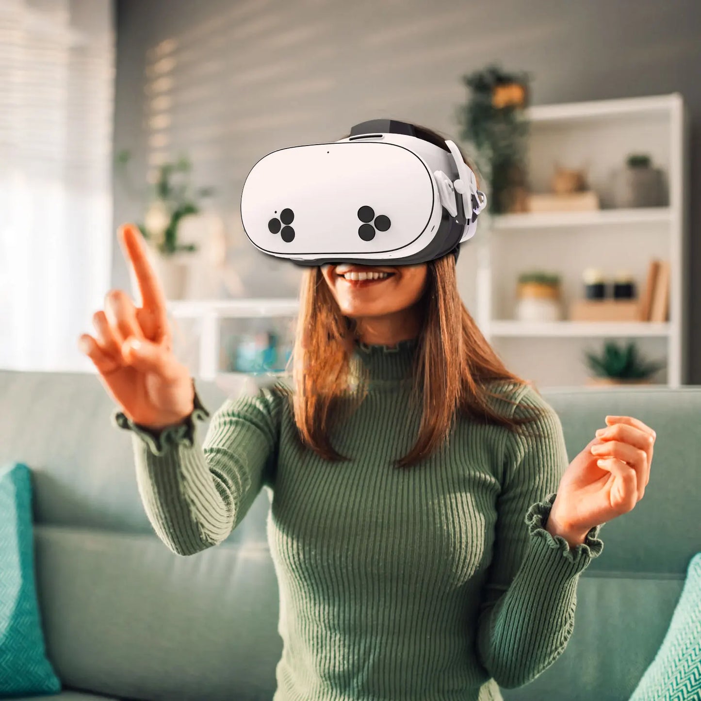 For Quest3S VR Headset 12000mAh Adjustable Charging Head Strap Elite Comfortable Accessory for Meta Quest3 Gaming Experience