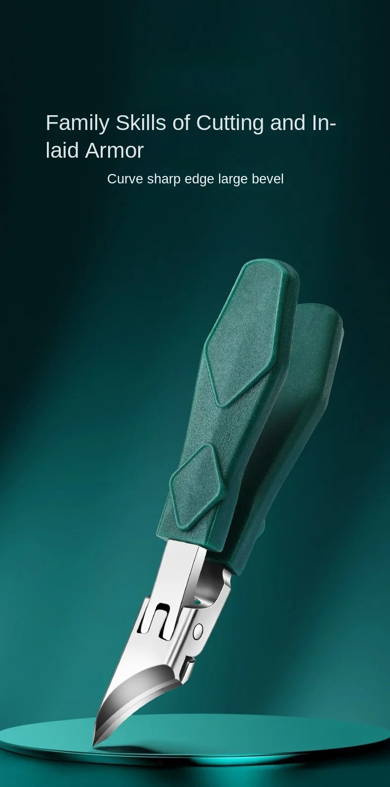 Professionell Tånagelklippare för Inväxta & Tjocka Naglar – Rostfritt Stål Podiatri Nipper, 1/2/5/10-pack