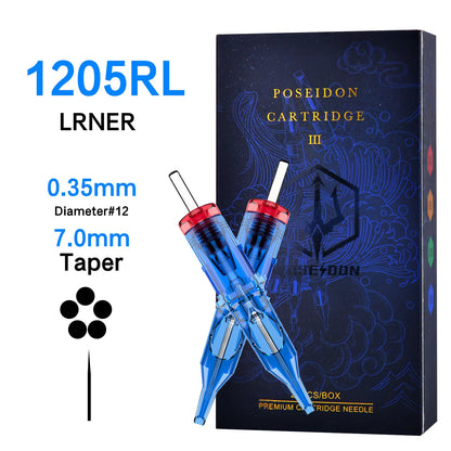 10Pcs POSEIDON V3 Pro Tattoo Needles High Quality Disposable Permanent Makeup Tattoo Cartridge Needles For Tattoo Machine