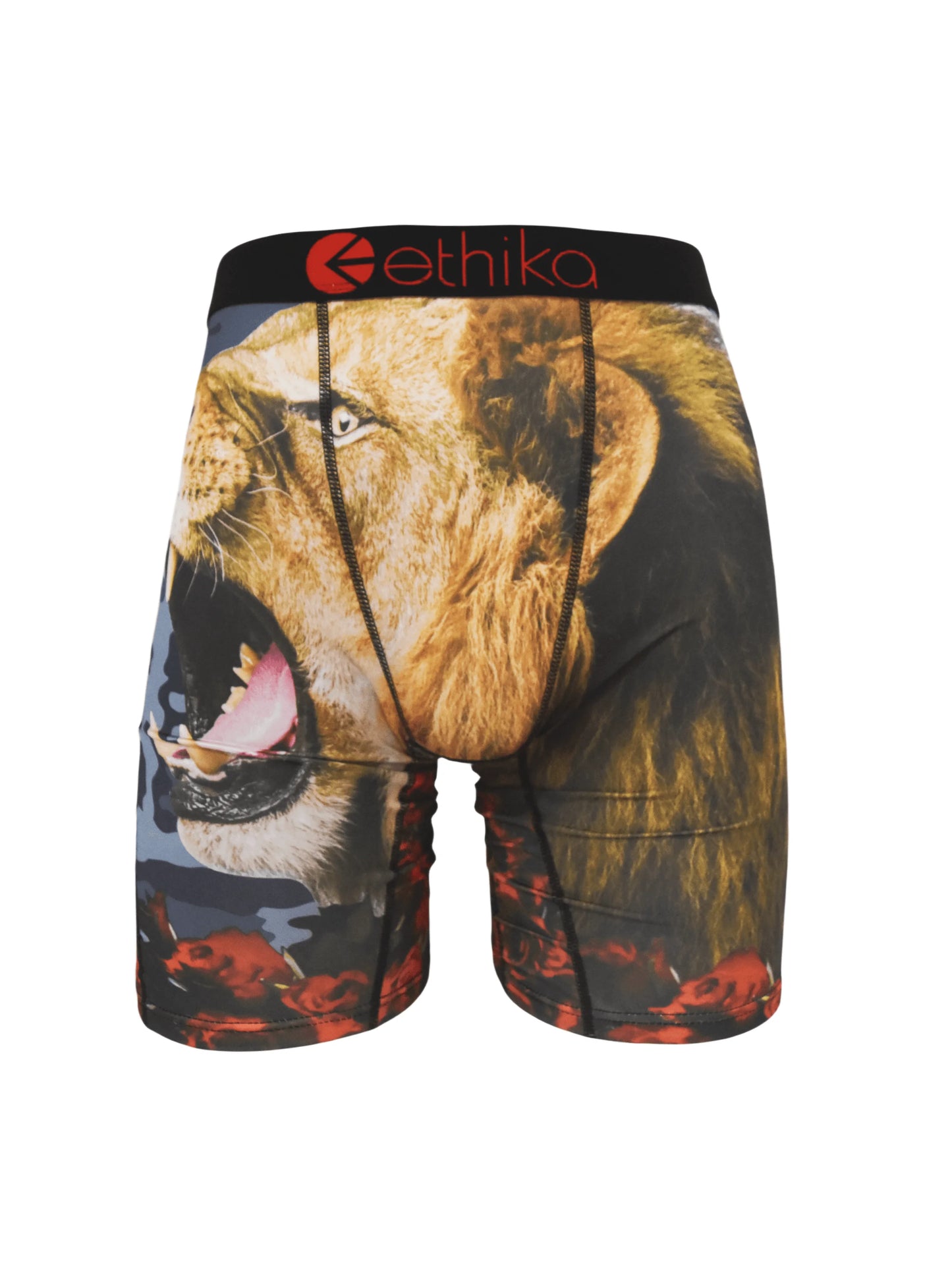 ETHIKA Herrboxers – Andningsbar Mesh-kil, Tryckta Mönster, Plus Size S–3XL