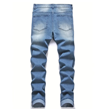 Kakan - New Men's Ripped Jeans, Y2k Clothes Personalized Street Trend Long Jeans Jeans, Jeans Man Brand