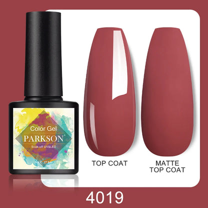 Parkson No Wipe Top Base Coat Nail Gel polish Design Enhancer Varnish Semi Permanent Soak Off UV LED Nail Art Tool