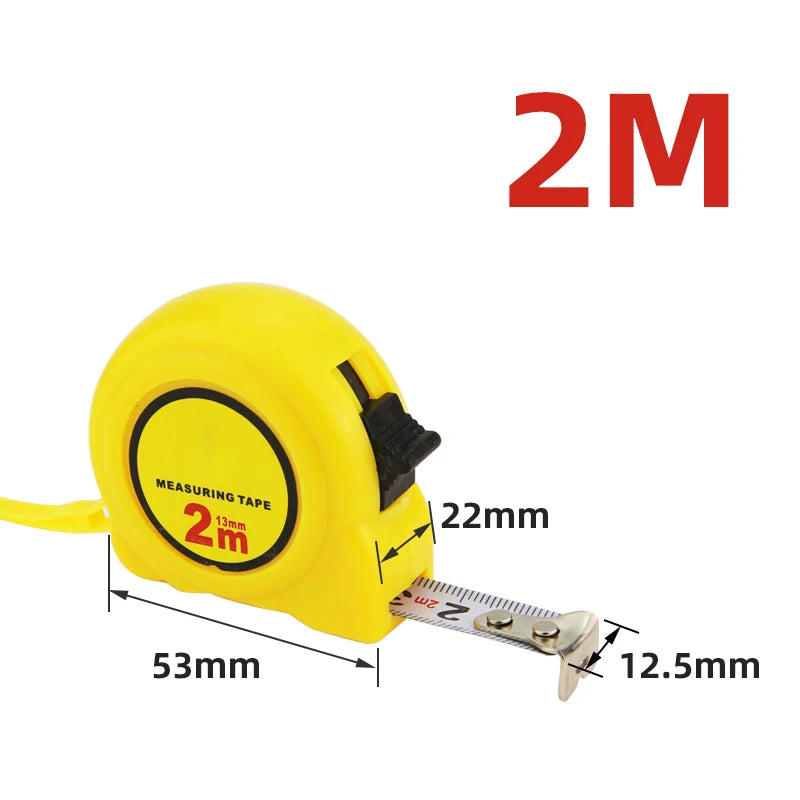 Tooleye måttband i stål, 2, 3 eller 5 meter