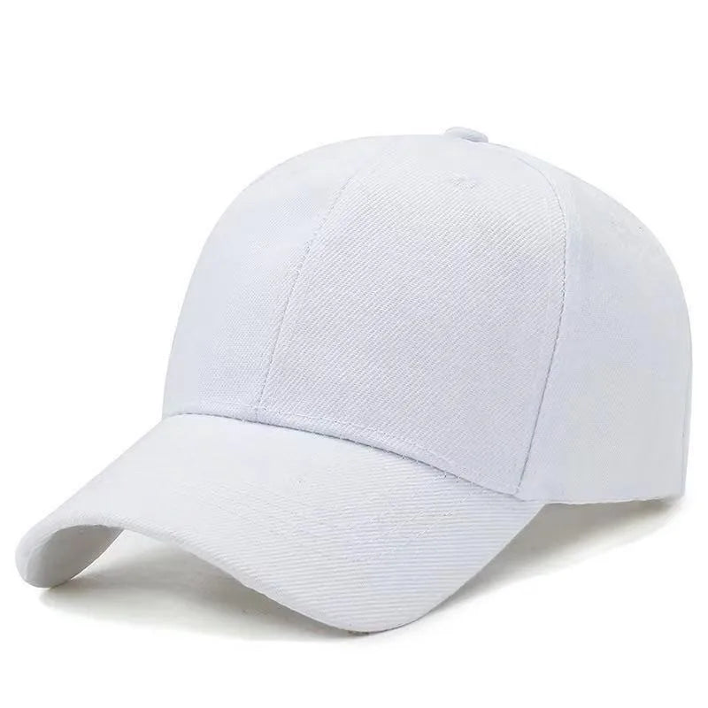 Custom Logo Diy Baseball Cap Unisex Adjustable Men Women Sport Trucker Hat Solid Color Personalized Print Hip Hop Dad Caps