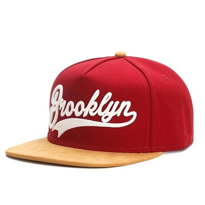 Unisex BROOKLYN Embroidery Hip-hop Hats Spring Autumn Outdoor Adjustable Casual Baseball Caps Trucker Caps Sunscreen Hat