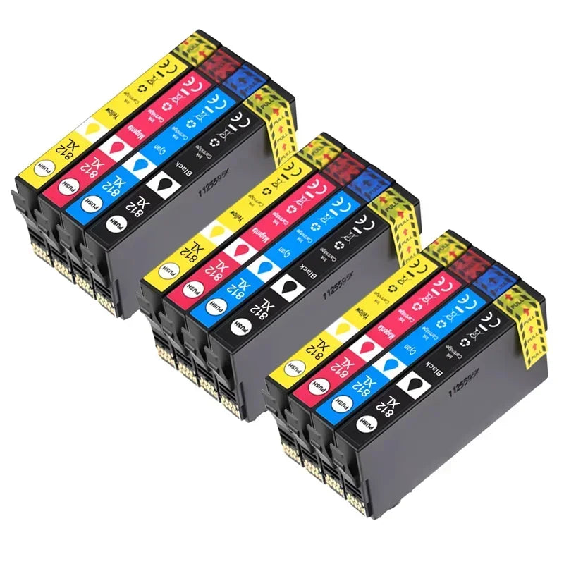 AU T812XL 812XL 812 XL T812 Kompatibel bläckpatron för Epson WorkForce Pro