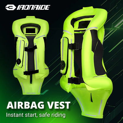 Motorcycle Jacket Motorcycle Air Bag Vest Reflective Motocross Racing Airbag Vest Moto Riding CE Protector Motorcycle Equipment