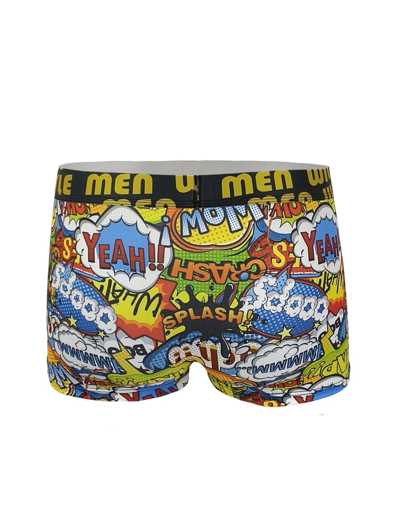 Herr Boxershorts 3-pack Polyester – Graffiti & Comic Pop Art Streetstyle, S–2XL