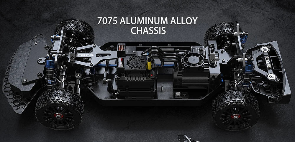 NEW MJX 10304 1/10 Scale RC Car 80A 70km/h Brushless High Speed 2.4G Remote Control Car Drift Remote Control Toy Advanced Adults Children's Toy, New Year, Christmas Festival Fun Gift Set
