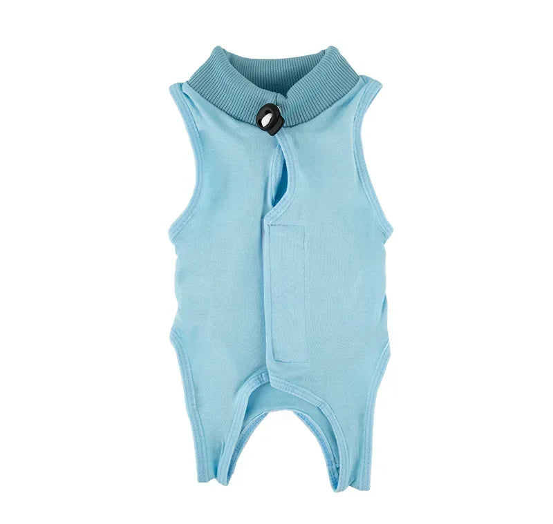 Soft Cat Recovery Vest Anti Licking Kitten Surgery Suit Pet Sterilization Jumpsuit Comfortable Weaning Clothes for Daily Care