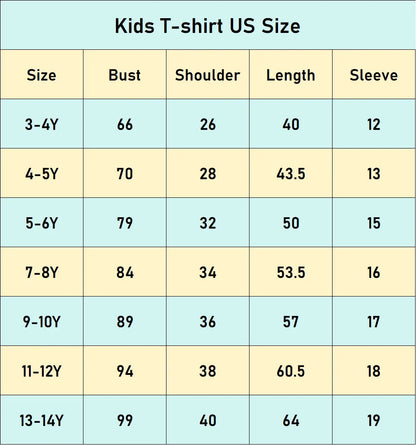 Casual Game Pattern Children's T-Shirt Boy Tops Baby Summer Short Sleeve Clothes Kids 3-12 Years Tees Novelty Children T-Shirt