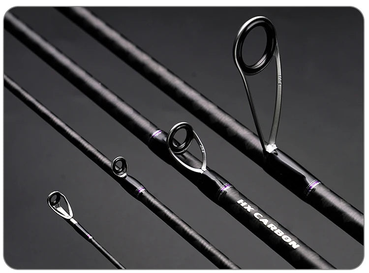 PURELURE SHARPEN Travel Soft Lure Long Spinning and Casting XF/MF Action Rods FUJI Components Bass Pike Rod Fishing Rod Reel