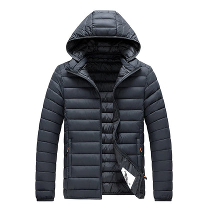Vinterparkas Herr – Vattentät, varm, löstagbar huva, S–8XL, 11 färger