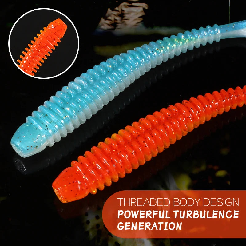 Supercontinent Impact Ring Shad Fishing Lure Soft 63mm 80mm 97mm Plastics Baits Swimbait Jigging Lure Artificial Baits