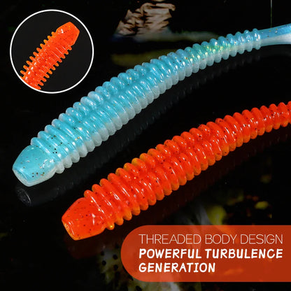 Supercontinent Impact Ring Shad Fishing Lure Soft 63mm 80mm 97mm Plastics Baits Swimbait Jigging Lure Artificial Baits