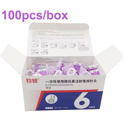 Wholesale Disposable Medical Consumables Sterilization Painless injection pen needle single use 32G 4mm 31G 5mm 31G 6mm 31G 8mm