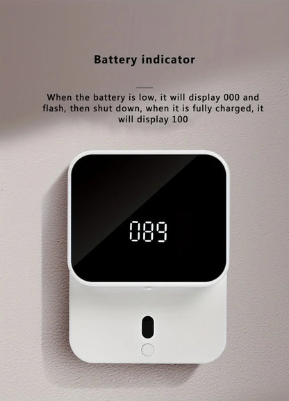 Automatic Induction Soap Wall Mounted Sensor Soap Dispenser, Touchless Hand Sanitizer Dispenser,Hand Soap Container For Bathroom