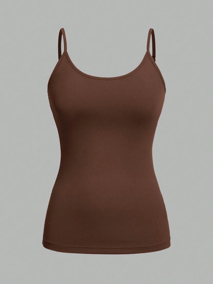4 pcs Women Solid Color  Camisoles Vest Women Tank Tops Female Summer Sexy Strap Basic Tops Sleeveless Camisole T-shirt