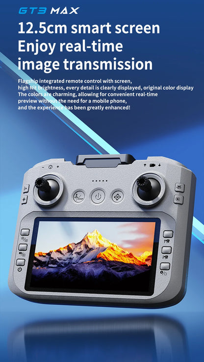 GT3 MAX Mini Drone 5G 8K GPS HD Aerial Photography Dual Cameras Quadcopter with Dynamic Lighting Optical Flow UAV Toys Gifts