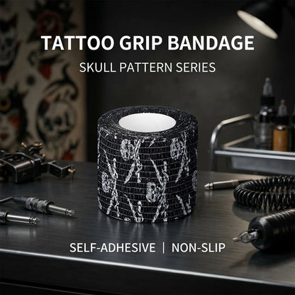 16/10/3PCS Tattoo Grip Bandage Colorful Self Adhesive Wrap 5cm X 4.5m Non Slip Handle Tape Tattoo Machine Grip Cover Supplies