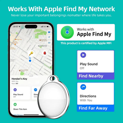 Mini GPS-spårare för Apple Find My-appen