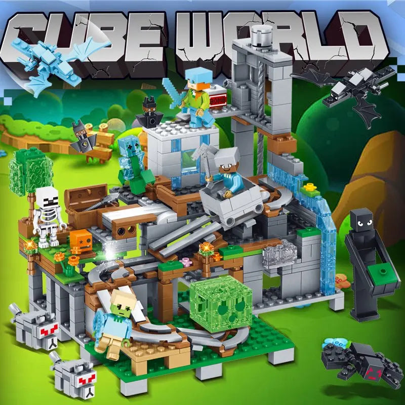 Byggklossar LEGO-kompatibel – 6 Teman By Grotta Gruva Djungel Djurfigurer Pedagogisk Pussellek 6+ År 2026