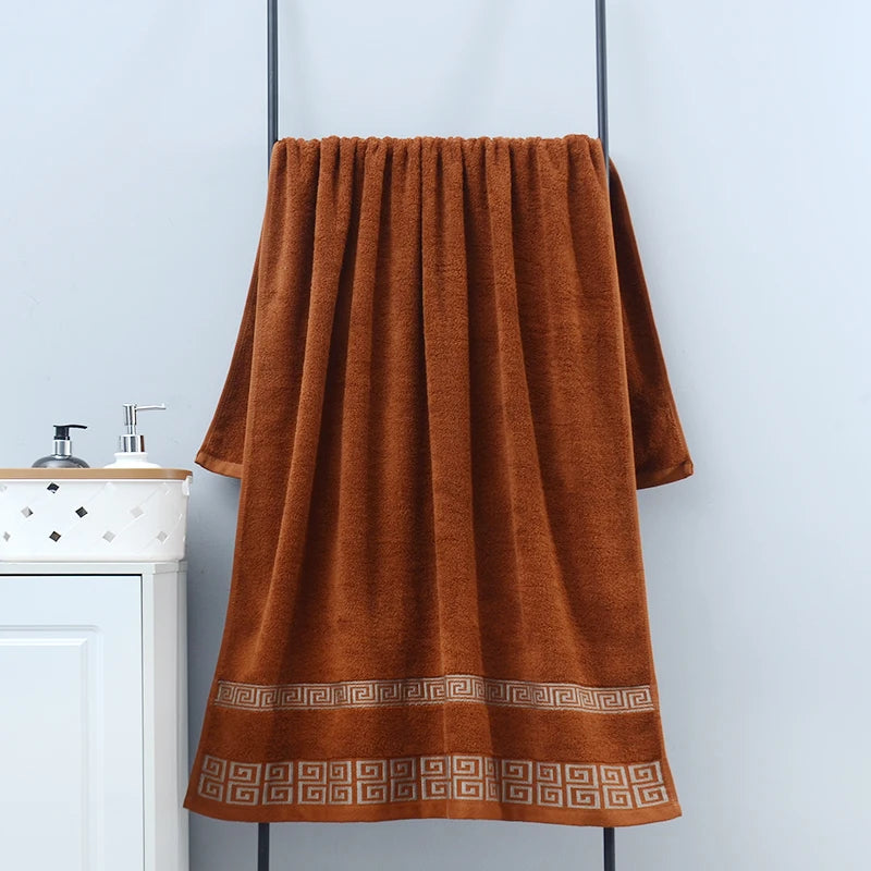 1/5/10pcs Black Cotton Towels Cover 34x74cm/70x140cm Embroidered Hotel Quality Bath Towel for Adults Christmas Gift Face Towels