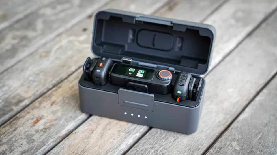DJI Mic 3 trådlös streamingmikrofon – 32-bit float och brusreducering