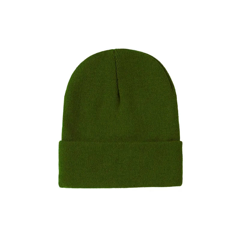 Anpassningsbar Stickad Mössa Brodyr Tryck – 25 Färger Akryl Unisex Vinter Volymrabatt 1–30+ Mössor Med/Utan Logotyp Profilkläder