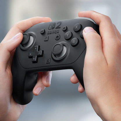 Nintendo Switch 2 Pro Controller – Trådlös, HD Rumble 2, GL/GR-knappar, Amiibo, GameChat, USB-C, Vit