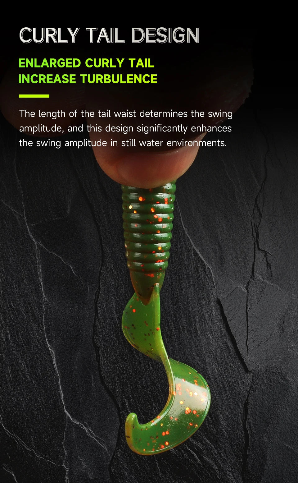 Supercontinent New Soft Bait Angry Spin 25mm 35mm 45mm Fishing Lures Plastic Silicone Worm Moggot Grub Lure Sinking Lures