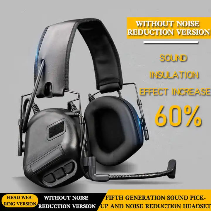 Taktiskt Headset utan Ljudupptagning & Brusreducering - Jakt & Airsoft