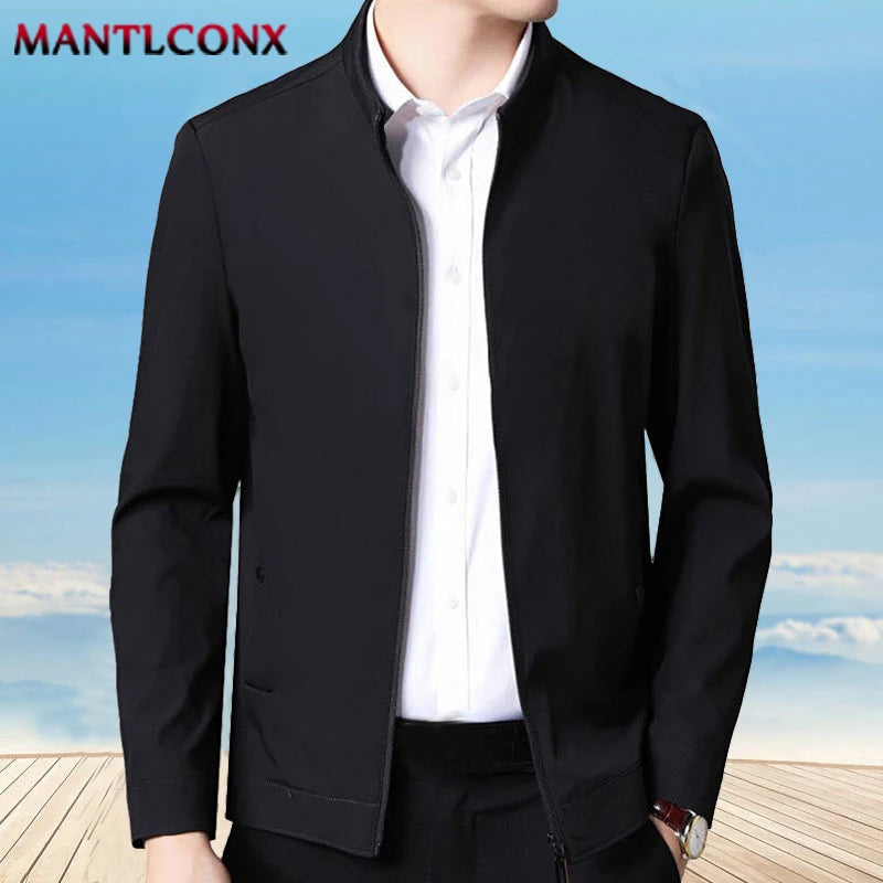 Herr Casual Blazer – Lös Business Kavaj för Kontor, Vår & Höst, 7 Färger, Storlek M–3XL
