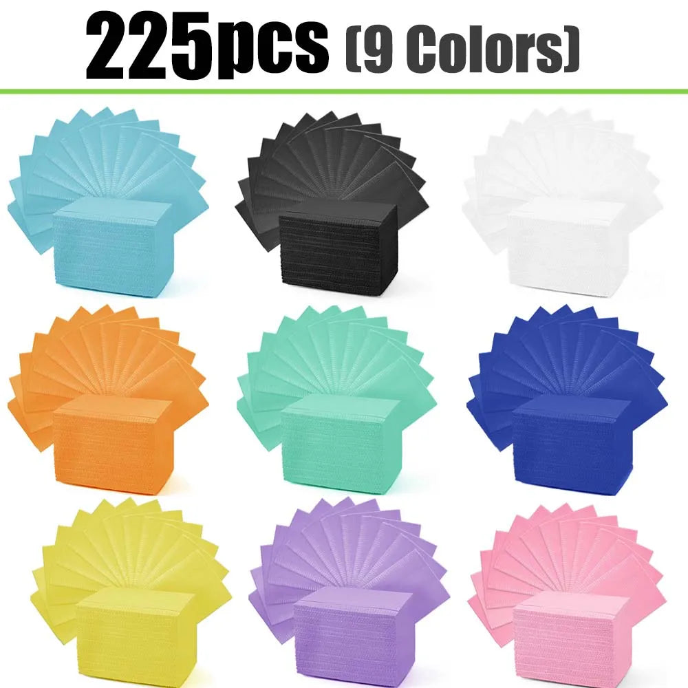 Disposable Tattoo Bibs 3-Ply Waterproof Dental Bibs Sheet Tattoo Table Covers Clean Pad for Nail Salon Dental Clinic Tattoo Shop