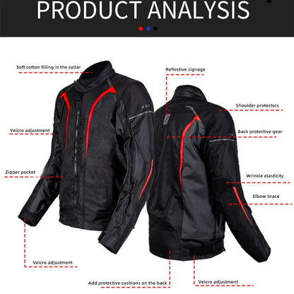 MC-jacka LS2 Sepang MJ145 – körjacka med mjuka skydd, M–XXXL