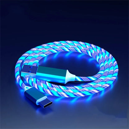 USB 3-i-1-kabel med LED-belysning