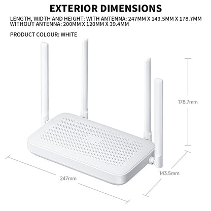 Xiaomi mijia Mi router AX1500 2.4G/5GHz WiFi6 1501Mbps Support IPTV Mesh Network Mijia App Wifi Gigabit Amplifier