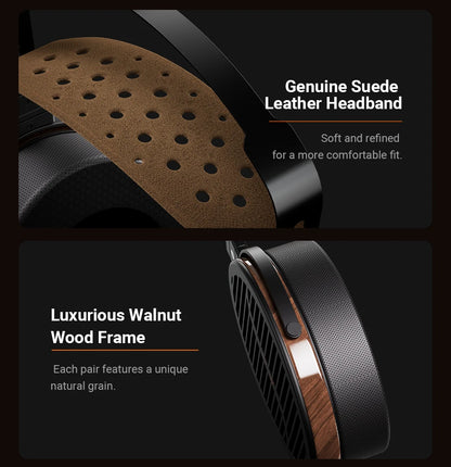 Fosi Audio i5 öppna over-ear-hörlurar med 97 mm planmagnetiska element