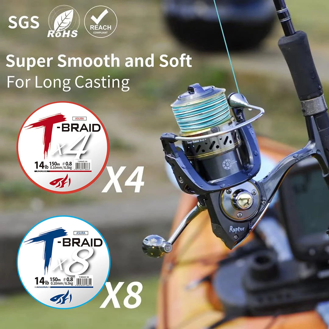 ThornsLine X8 Upgrade Braid Fishing Line Super Strong 8 Strands Multifilament PE Line 300-1000M Braided Line All For Fish Carp