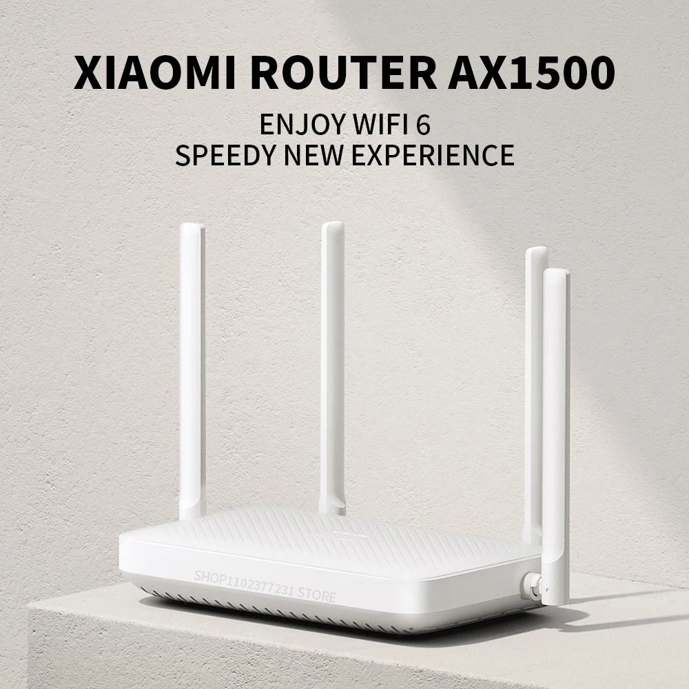 Xiaomi mijia Mi router AX1500 2.4G/5GHz WiFi6 1501Mbps Support IPTV Mesh Network Mijia App Wifi Gigabit Amplifier