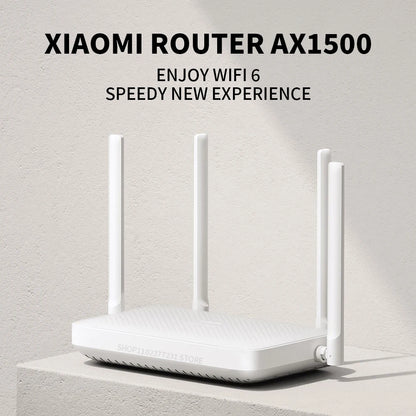 Xiaomi mijia Mi router AX1500 2.4G/5GHz WiFi6 1501Mbps Support IPTV Mesh Network Mijia App Wifi Gigabit Amplifier