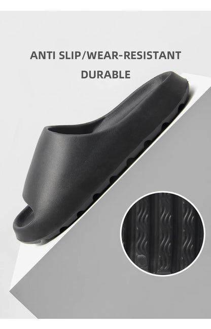 EVA Anti-Slip Men's Slippers Home Thick Bottom Slippers Comfortable Lightweight Indoor Outdoor House Slippers