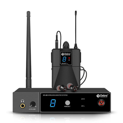 Debra ER-280 UHF Trådlöst In-Ear Monitor-system