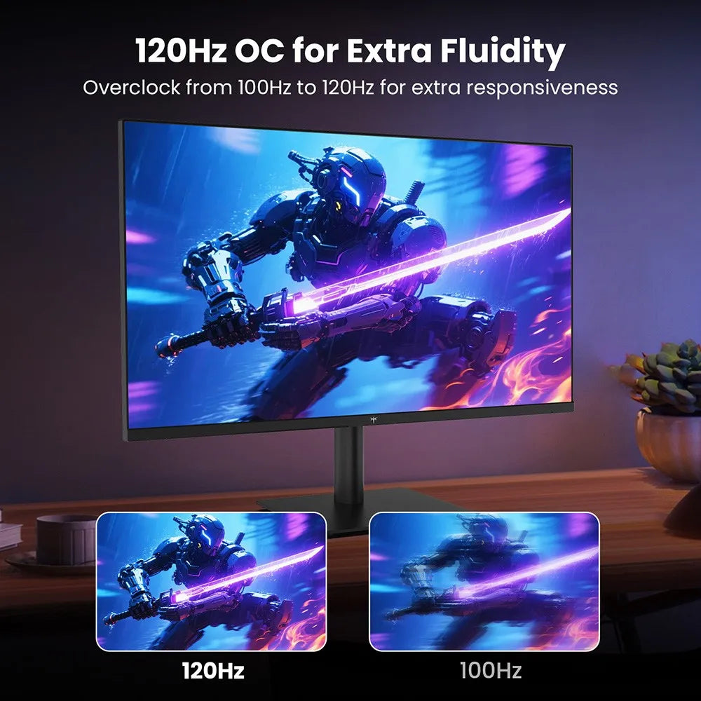 KTC H27T27 Kontorsmonitor 27" 2K QHD – Fast IPS 120Hz HDR10 99% sRGB Lågt Blåljus Flimmerfri EU-lager