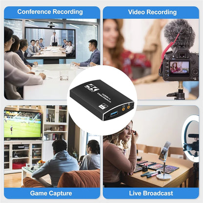 ZY-HC30A USB 3.0 HDMI-capture card – 4K/60 input och 1080p/60
