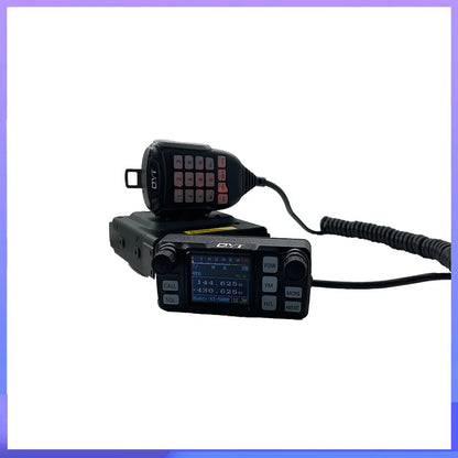 QYT KT-5000 Mini Color Screen Detachable Front Panel Scrambler 25W 10KM VHF UHF Dual Band VOX Mini Color FM Mobile Walkie Talkie