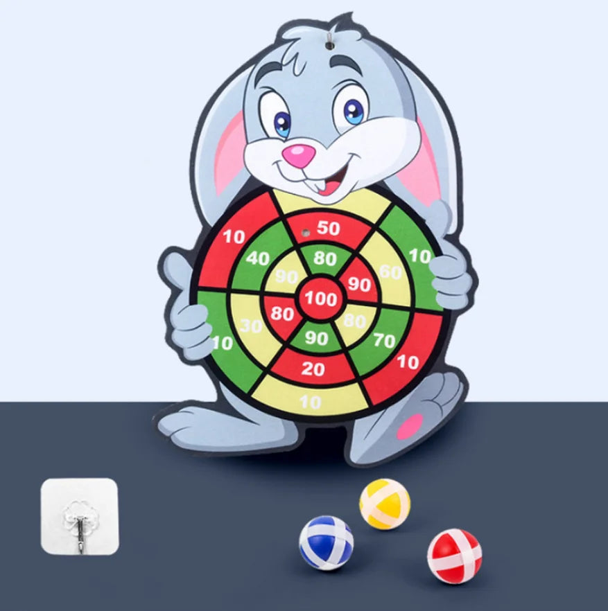 Klisterboll Dartspel Barn – Djurtema Montessori Interaktiv Familjlek CE-märkt 2–4 År C00210 2026