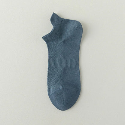 High Quality 5Pairs/Lot Men's Bamboo Fiber Socks Hand Link Short Mesh Breathable Ankle Socks Summer Male Socks