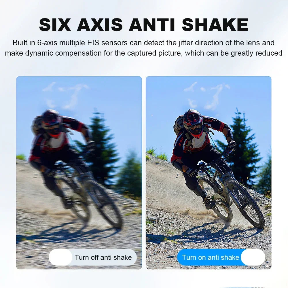 SC002 Action Camera 4K With Remote Control Screen Waterproof Sport Camera drive recorder Sports Camera Helmet Action Cam